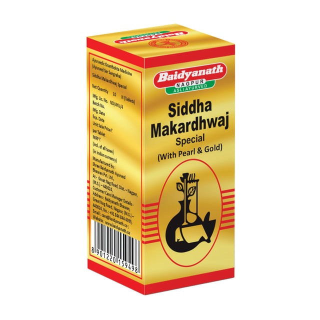 Baidyanath Siddha Makardhwaja Special - 10 Tabs