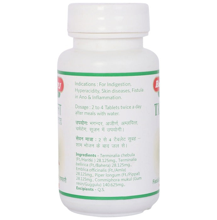 Baidyanath Nagpur Triphala Guggulu - 80 Tabs