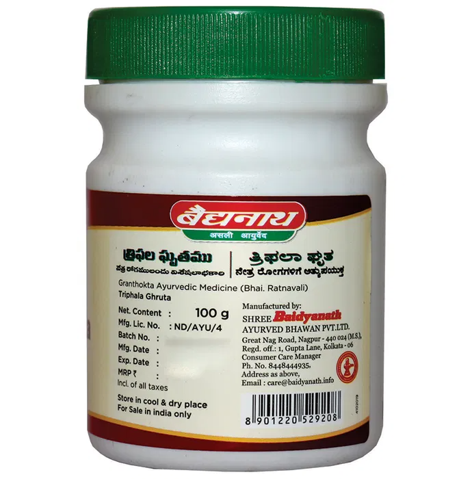 Baidyanath Triphala Ghrit - 100 GM