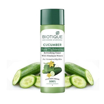 Biotique Bio Cucumber Pore Tightening Freshener With Himalayan Waters - 120 ML