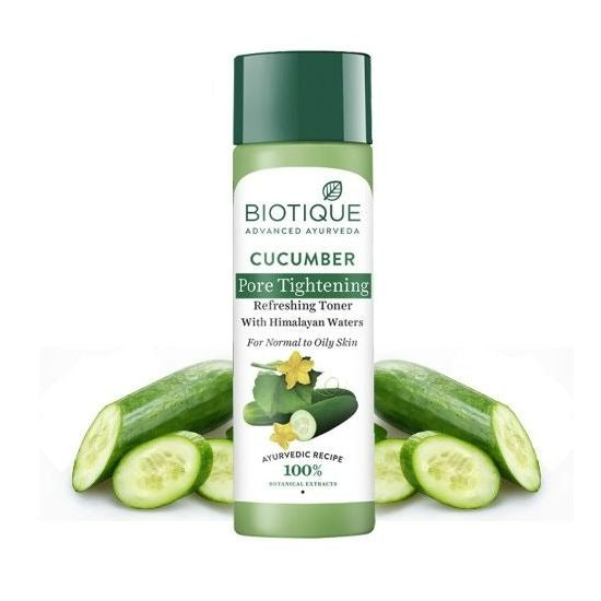 Biotique Bio Cucumber Pore Tightening Freshener With Himalayan Waters - 120 ML