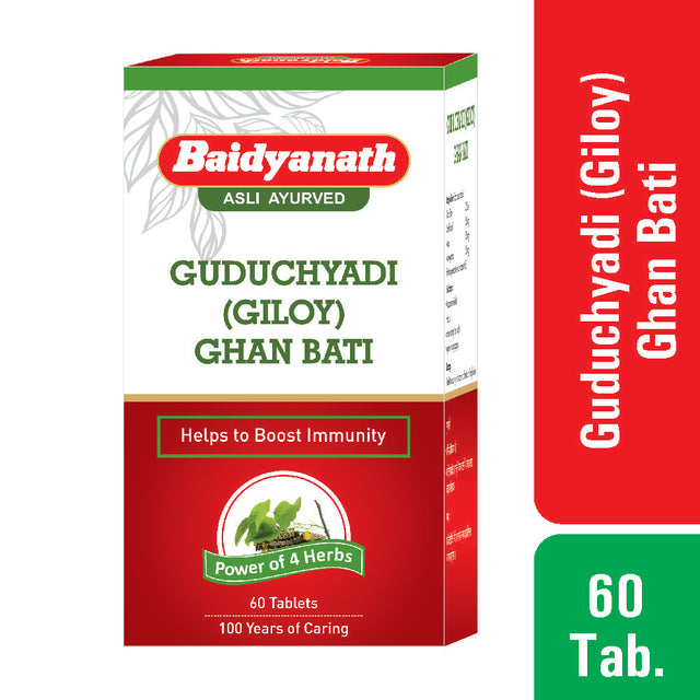 Baidyanath Nagpur Guduchi Giloy Ghanbati - 60 Tabs