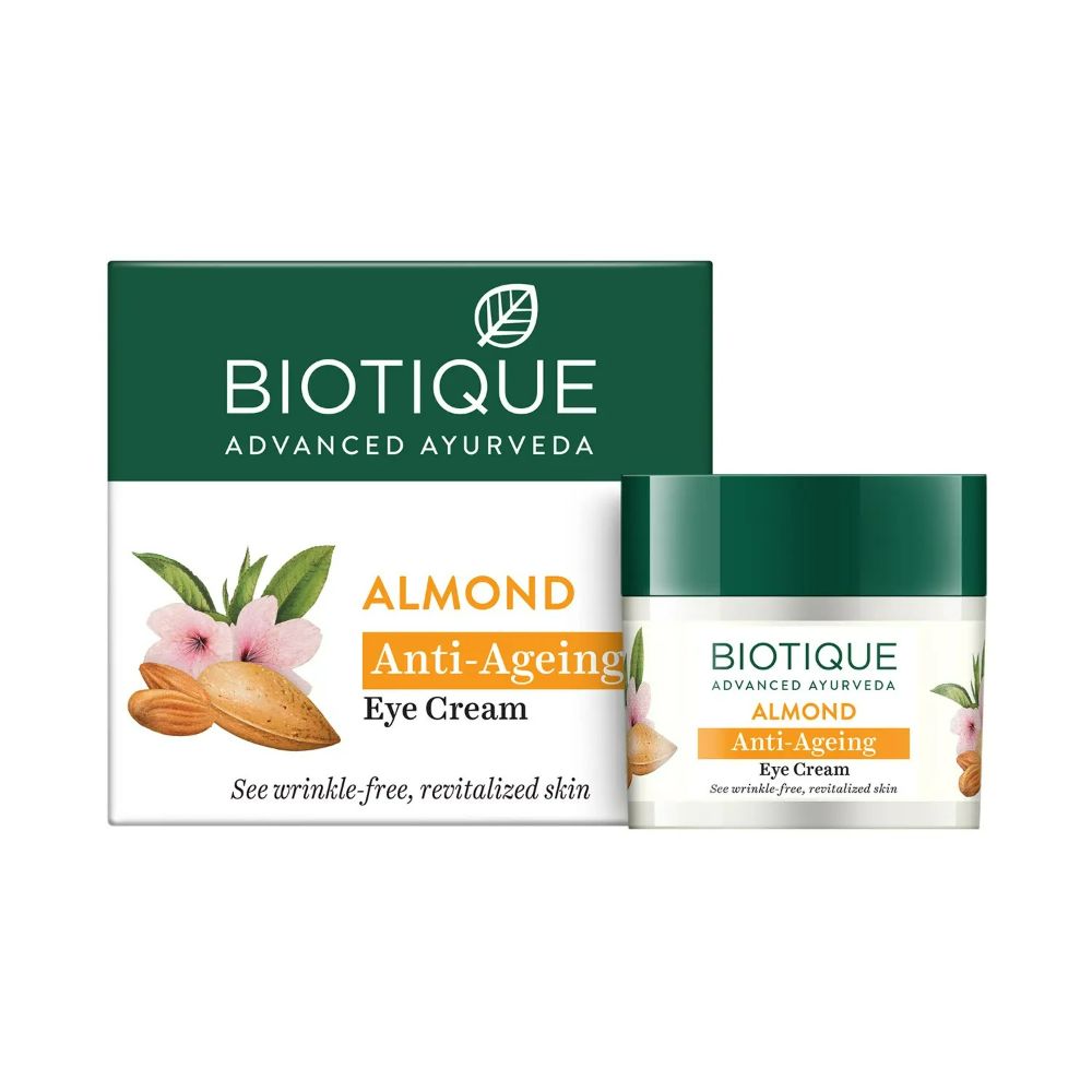 Biotique Bio Almond Soothing And Nourishing Eye Cream - 15 GM