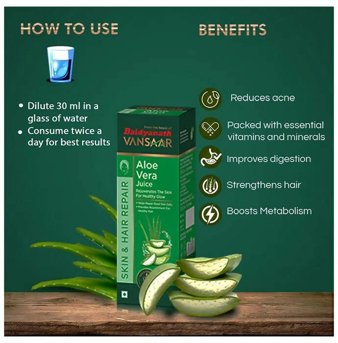 Baidyanath Vansaar Aloe Vera Juice - 1 L