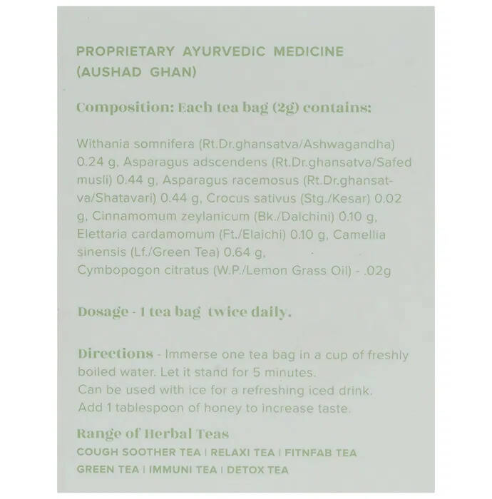 Baidyanath Jhansi Ayurvedant Vital-Tea Bags - 10 Tea Bags