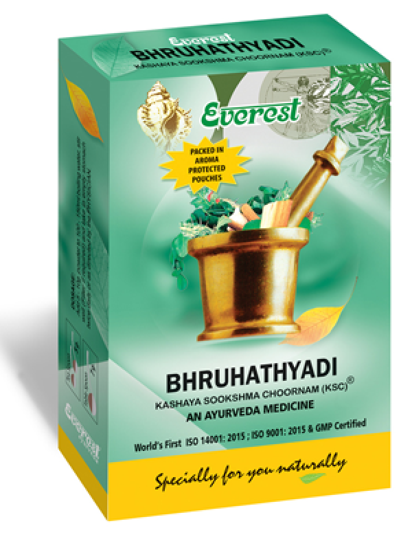 Everest Ayurveda Bhruhathyadi Kashaya Sookshma Choorna - 100 GM