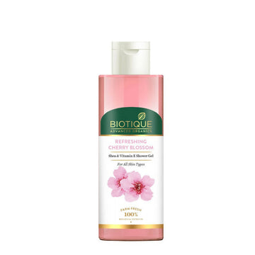 Biotique Advanced Organics Refreshing Cherry Blossom Shea & Vitamin E Shower Gel - 200 ML