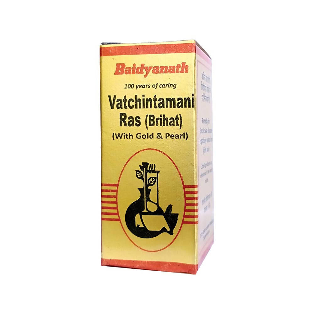 Baidyanath Vatchintamani Ras (Brihat) (With Gold & Pearl) - 10 Tabs