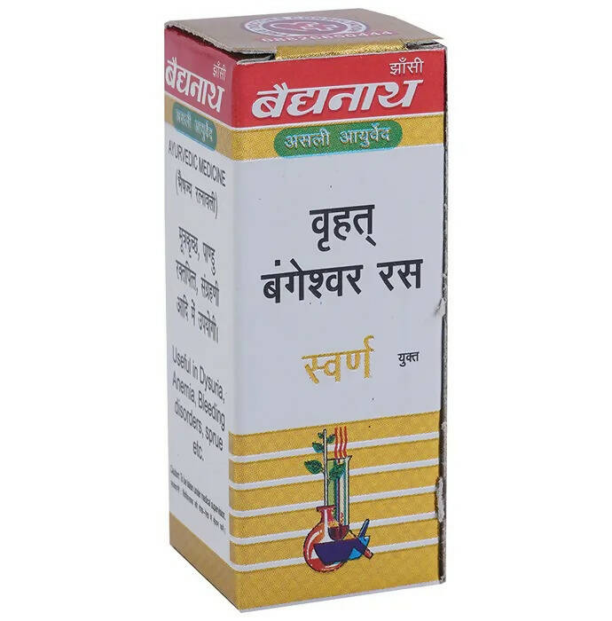 Baidyanath Jhansi Bangeshwar Ras Bri. (Sw.Mo.Tu) Tablets - 10 Tabs