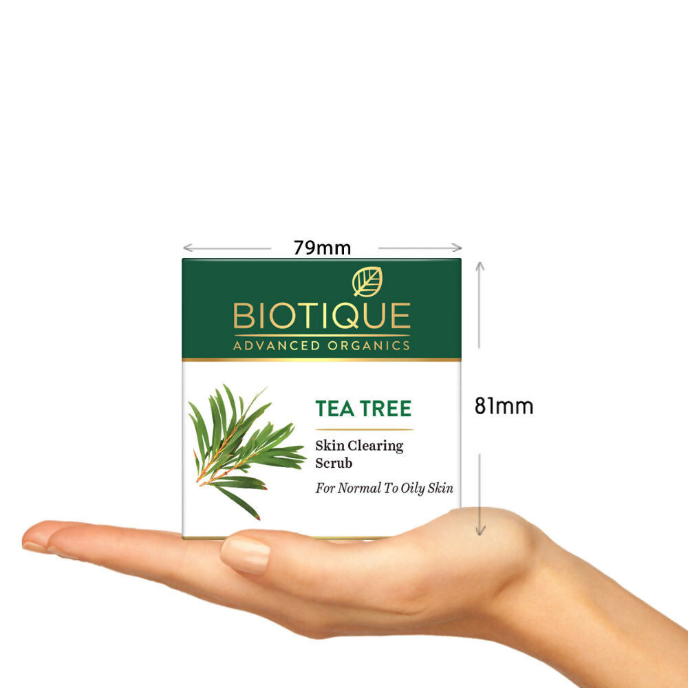 Biotique Advanced Organics Tea Tree Skin Clearing Scrub - 50 GM