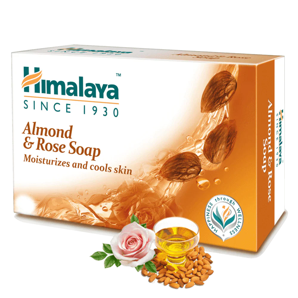 Himalaya Herbals Almond and Rose Soap