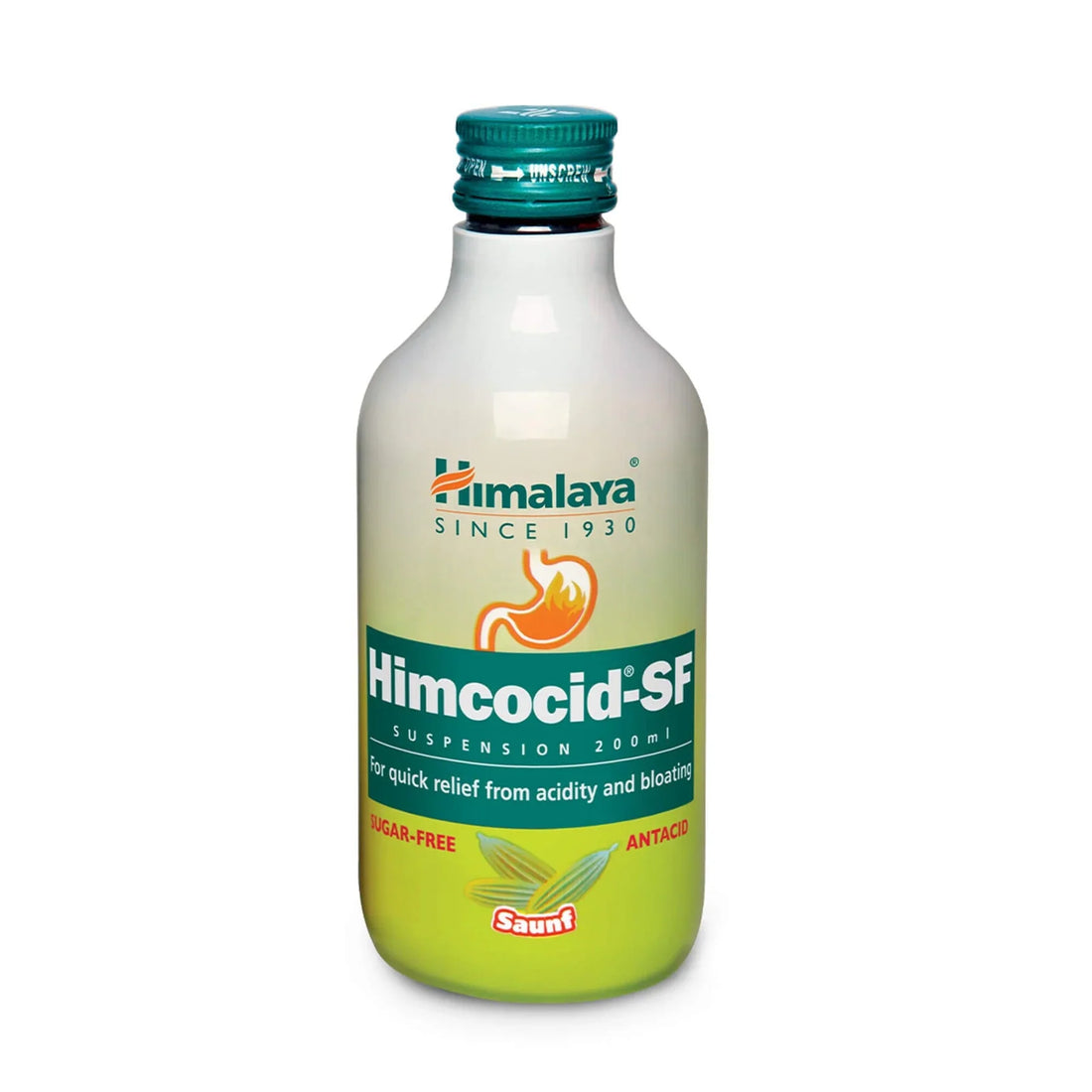 Himalaya Himcocid SF Syrup - Saunf Flavor - 200 ML