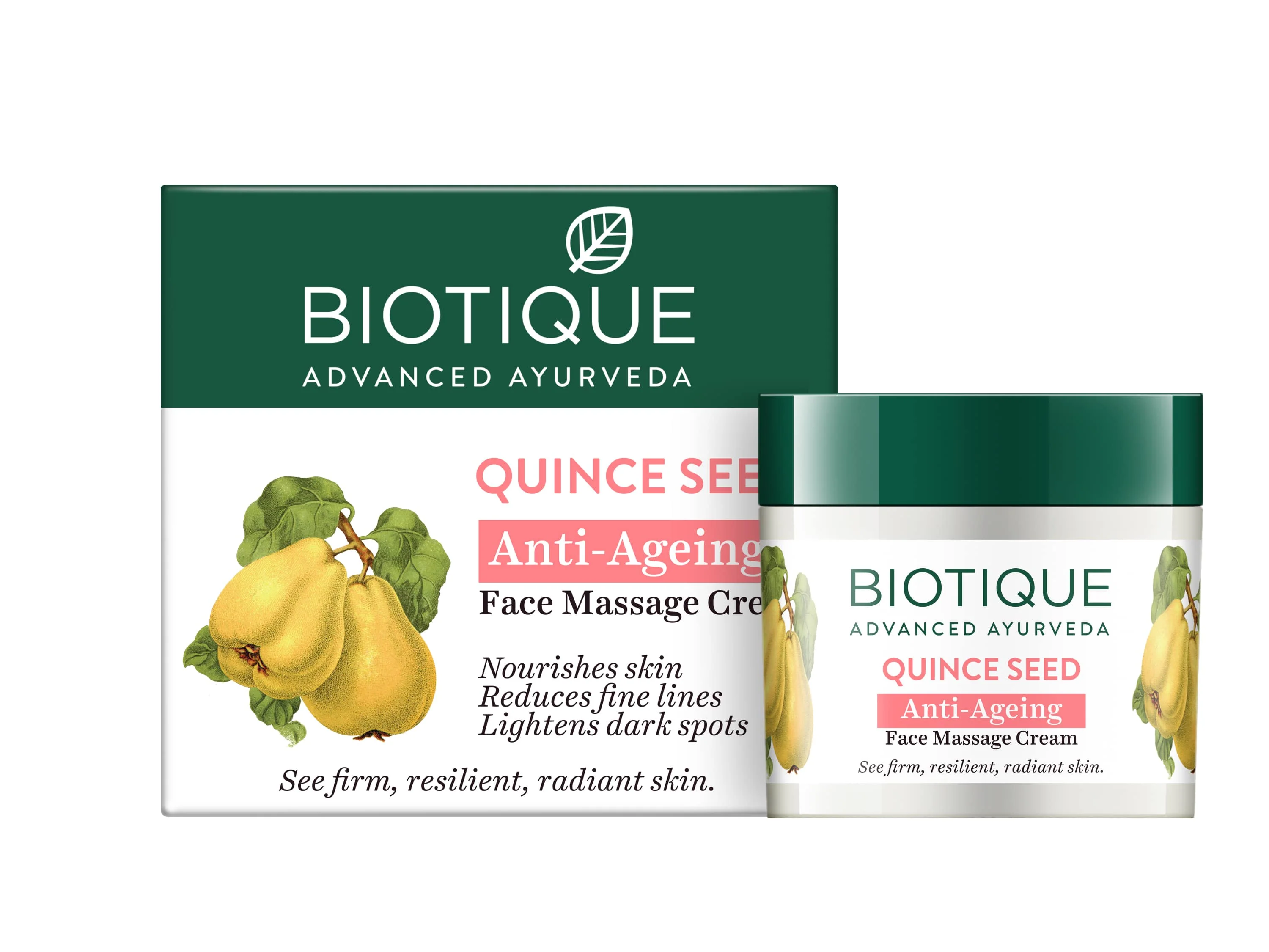 Biotique Advanced Ayurveda Quince Seed Anti-Ageing Face Massage Cream - 50 GM