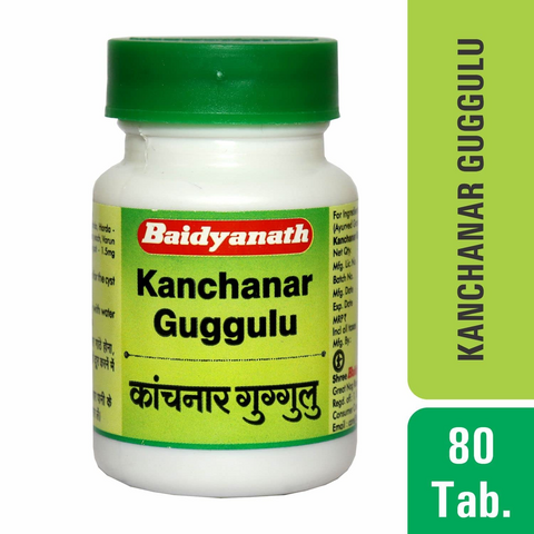 Baidyanath Nagpur Kanchanar Guggulu - 80 Tabs