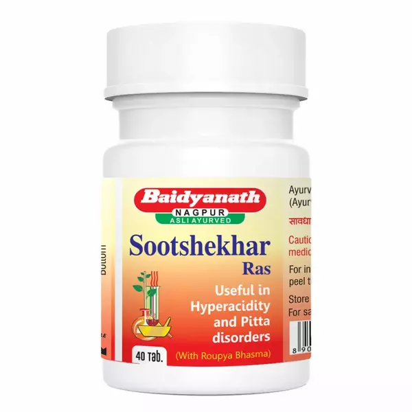 Baidyanath Sootsekhar / Sutshekhar Ras - 40 Tabs