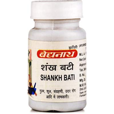 Baidyanath Jhansi Shankh Bati - 40 Tabs