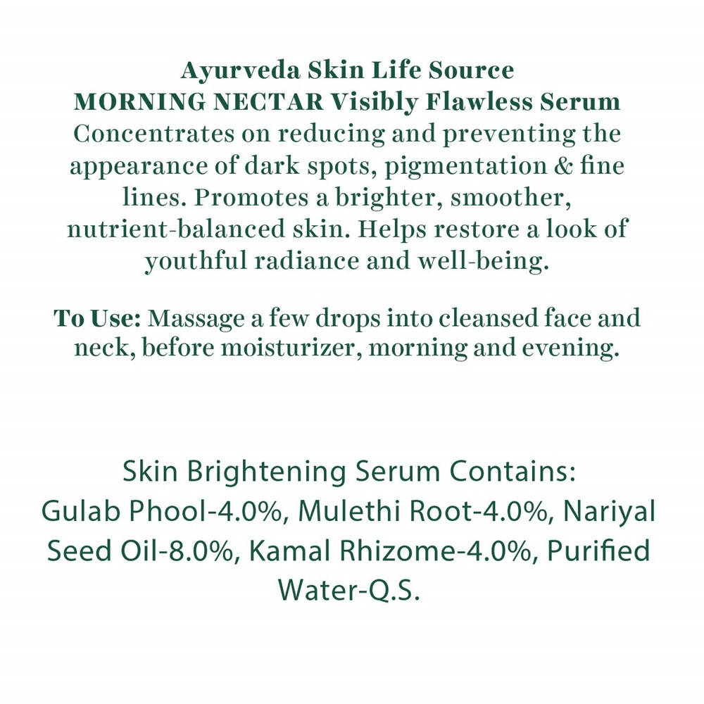 Biotique Advanced Ayurveda Bio Morning Nectar Visibly Flawless Serum - 40 ML