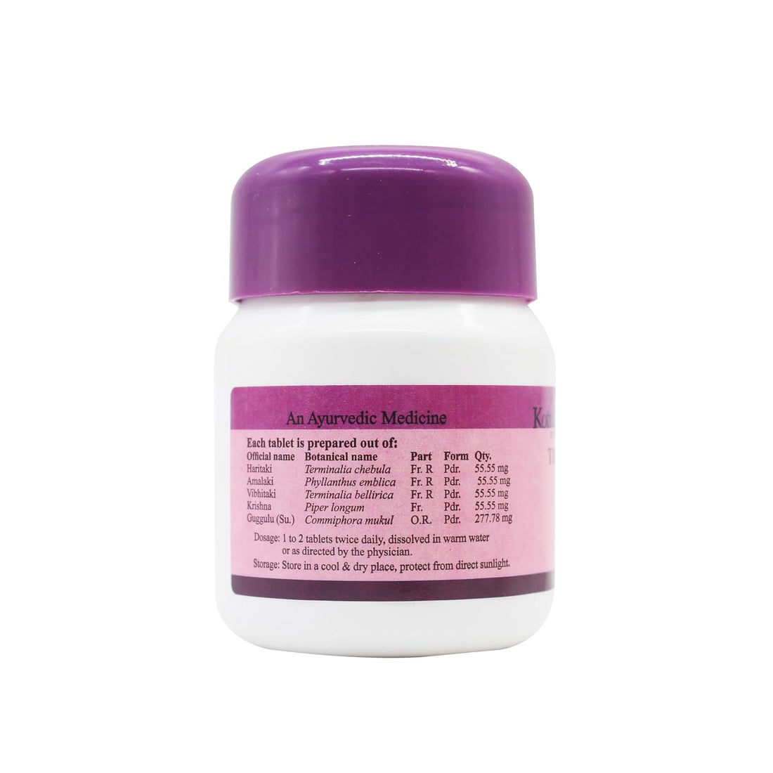 Kottakkal Triphalaguggulu Tablet - 60 Nos