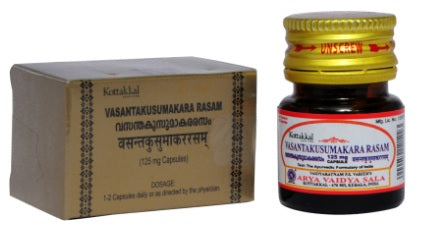 Kottakkal Vasantakusumakara Rasam Capsule - 10 Nos