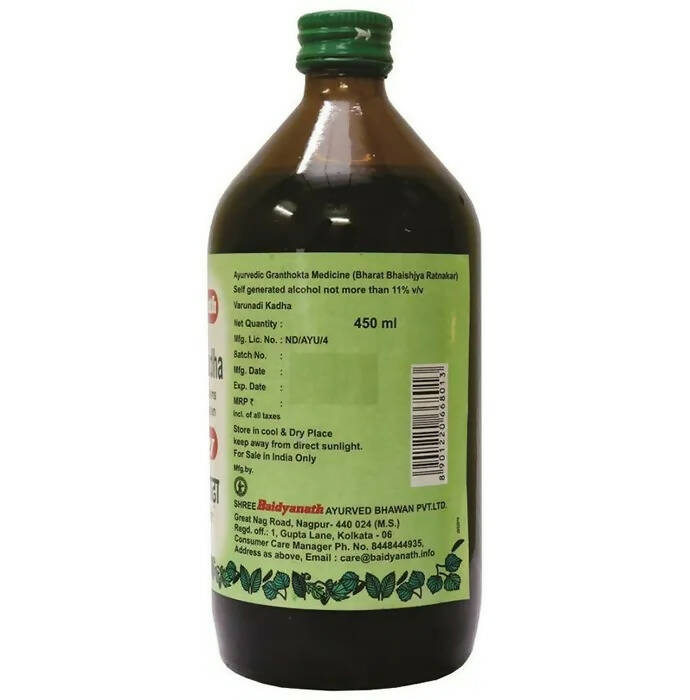 Baidyanath Nagpur Varunadi Kadha - 450 ML