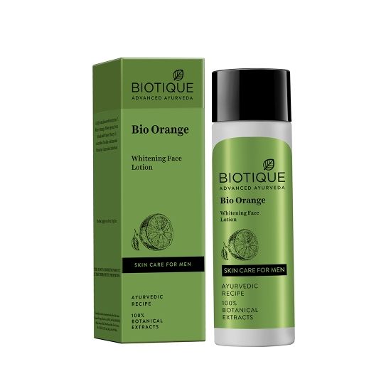 Biotique Bio Orange Whitening Face Lotion For Men - 120 ML