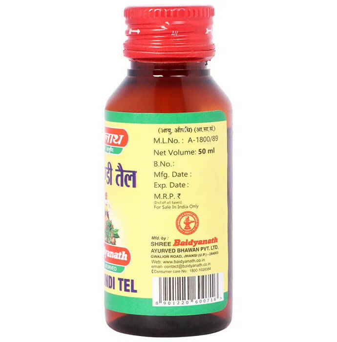 Baidyanath Jhansi Nirgundi Tel - 50 ML