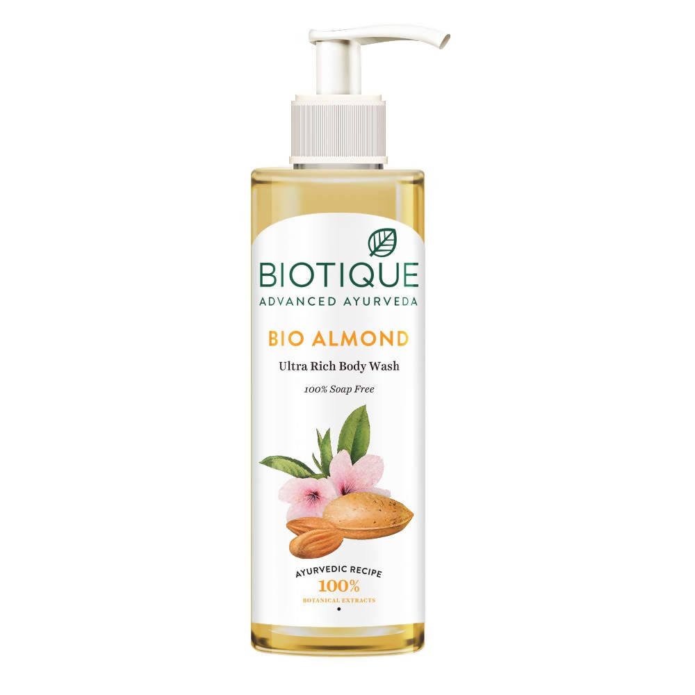 Biotique Advanced Ayurveda Bio Almond Ultra Rich Body Wash - 200 ML