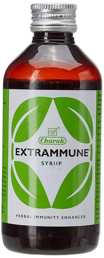 Charak Extrammune Syrup - Herbal Immune Support - 200ml - Strengthens ...