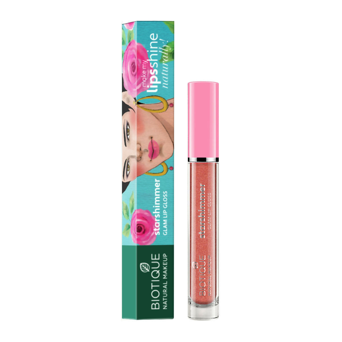 Biotique Starshimmer Glam Lip Gloss - Peek A Boo - 3.5 ML