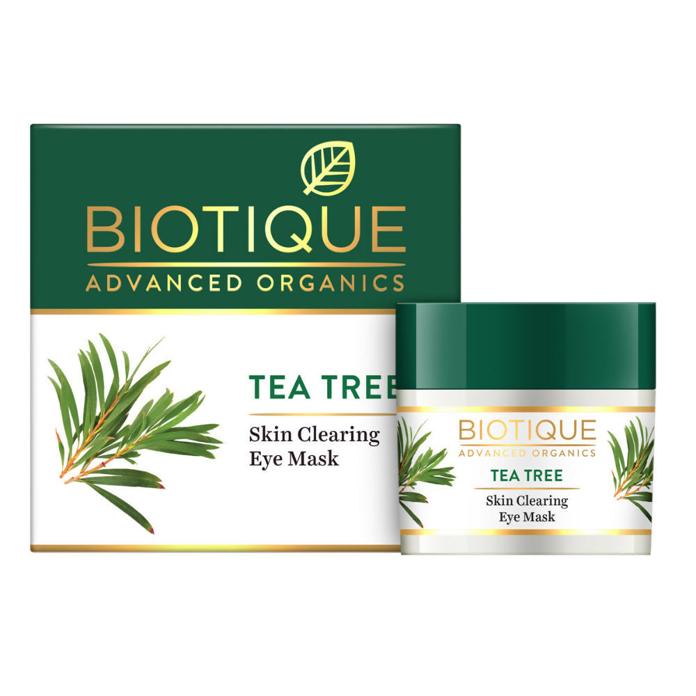 Biotique Advanced Organics Tea Tree Skin Clearing Eye Mask - 15 GM
