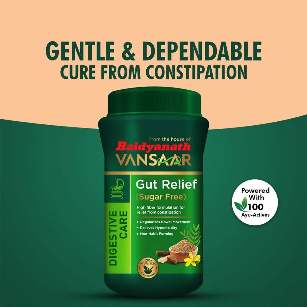 Vansaar Gut Relief Powder Sugar Free - 200 GM