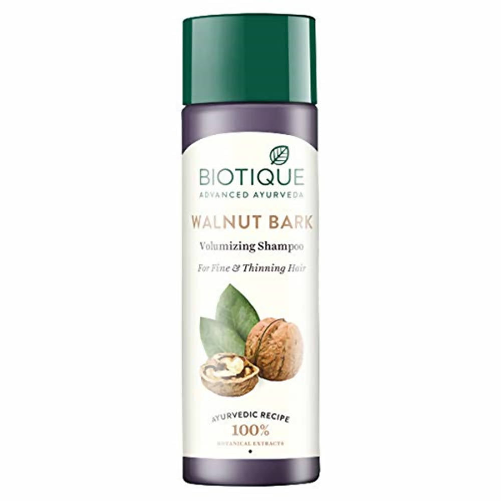 Biotique Advanced Ayurveda Bio Walnut Bark Volumizing Shampoo For Fine & Thinning Hair - 180 ML
