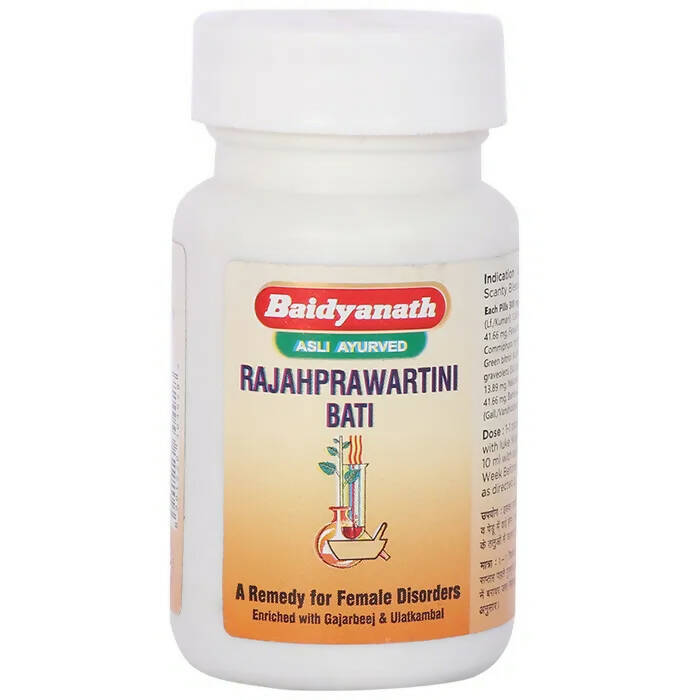Baidyanath Jhansi Rajahprawartini Bati - 80 Tabs