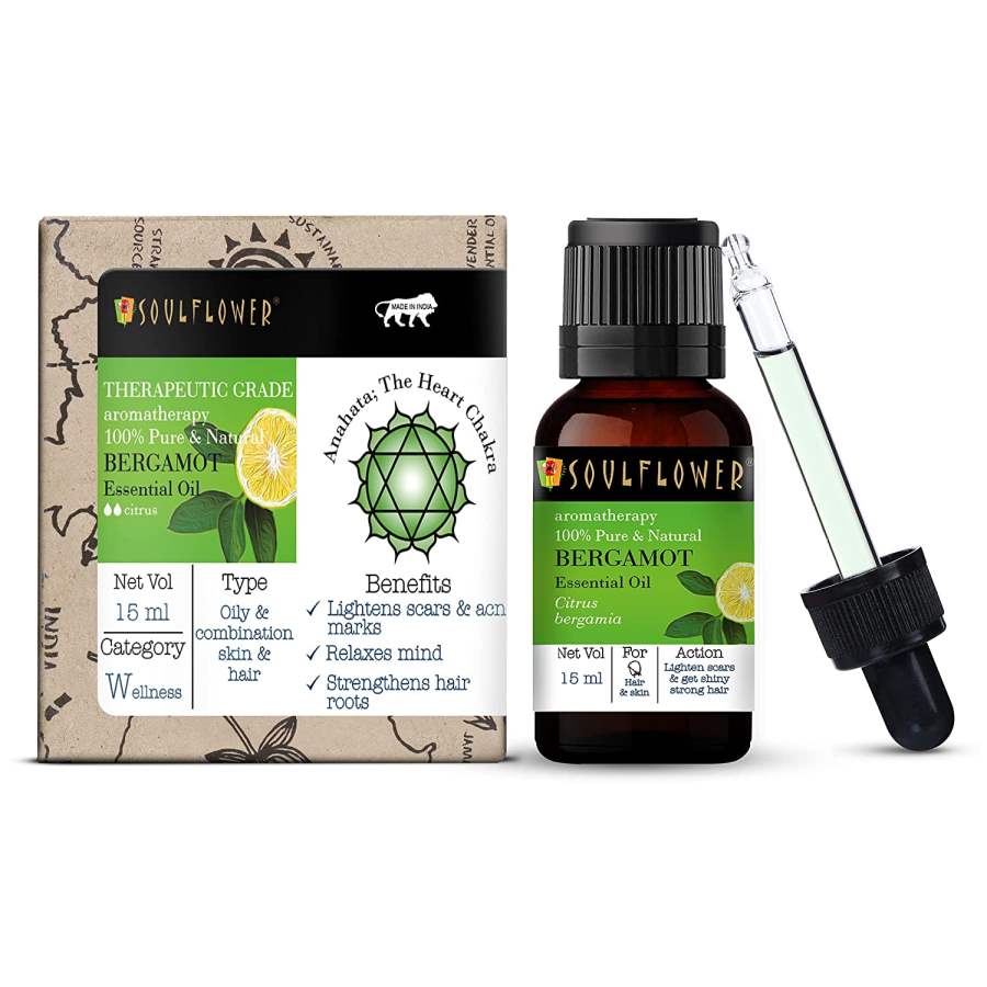 Buy Soulflower Bergamot Essential Oil online usa [ USA ] 