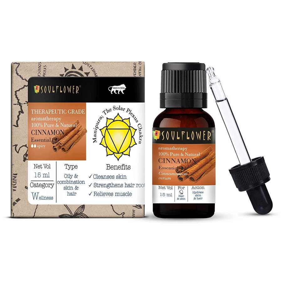 Buy Soulflower Cinnamon Essential Oil