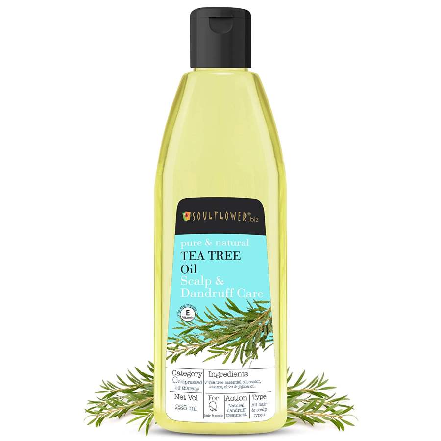 Buy Soulflower Tea Tree Scalp Anti Dandruff Oil