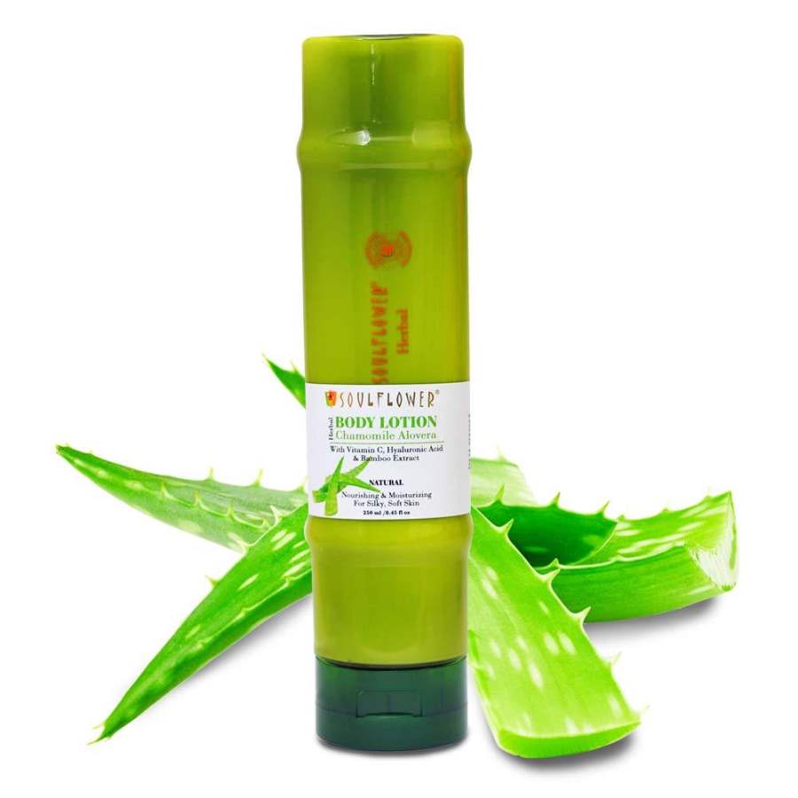 Buy Soulflower Herbal Body Lotion Chamomile & Aloe vera