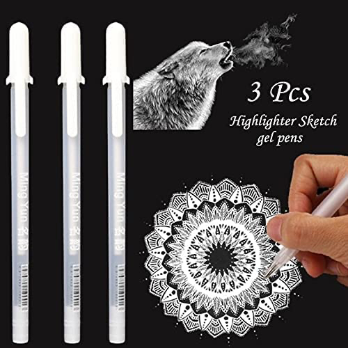 Buy Muthu Groups 3 pc white highlighter penl