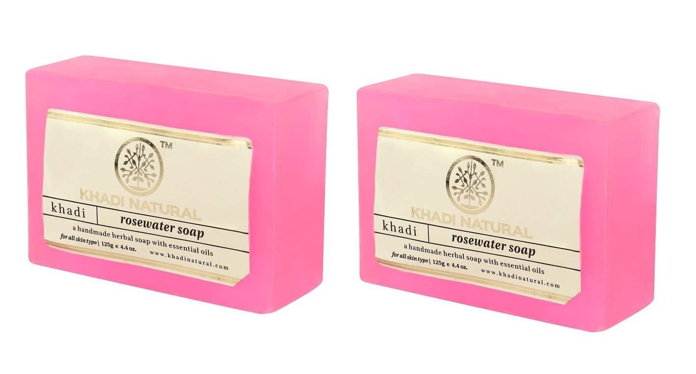 Buy Khadi Natural Handmade Rosewater Soap