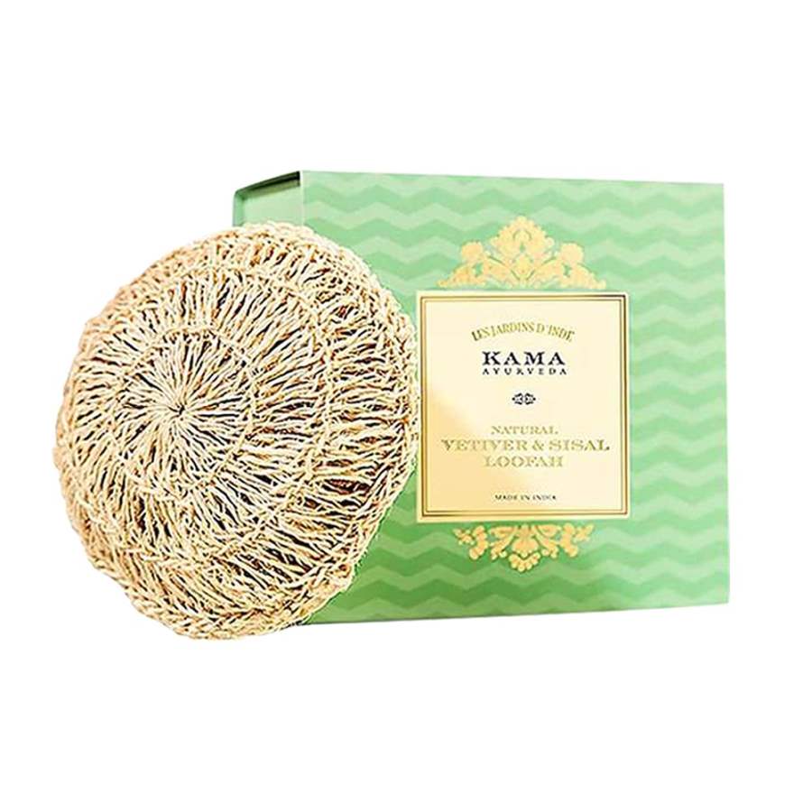 Buy Kama Ayurveda Natural Vetiver and Sisal Loofah, 100% Natural