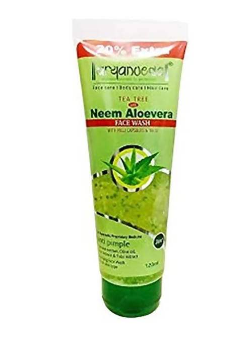 Buy Aaryanveda Tea Tree With Neem Aloevera Face Wash