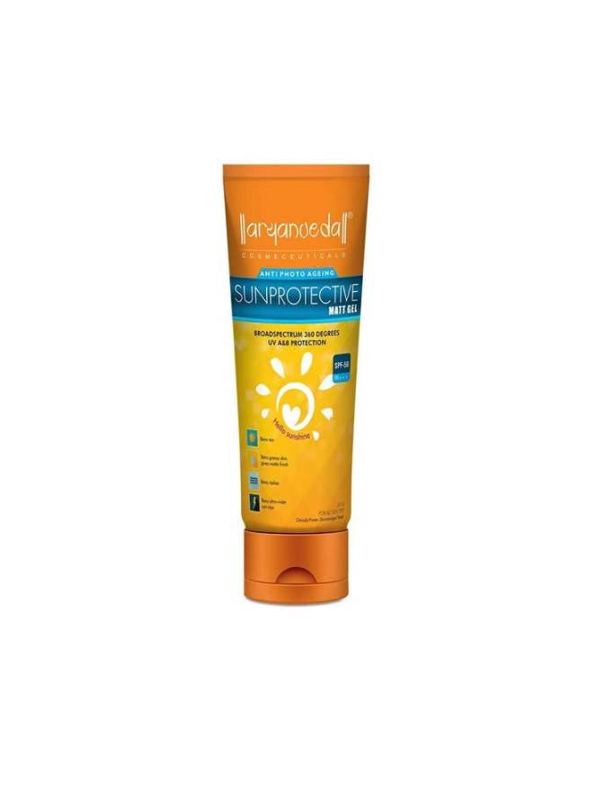 Buy Aaryanveda Anti Photo Ageing Sunprotective Matte Gel (SPF-50)