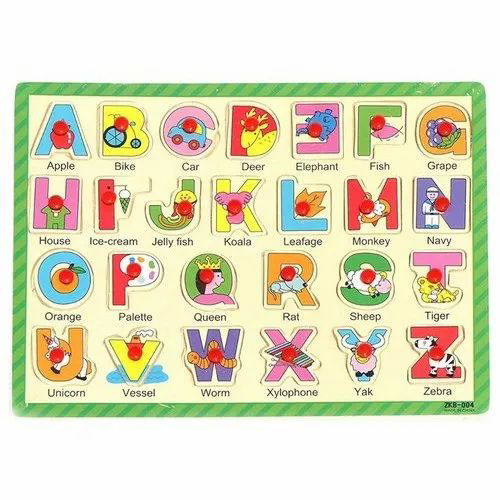 Buy Muthu Groups Alphabet knob board online usa [ USA ] 