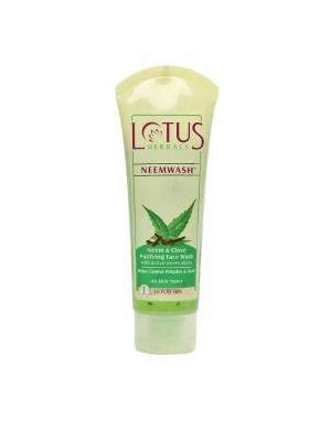 Buy Lotus Herbals Neem & Clove Purifying Face Wash