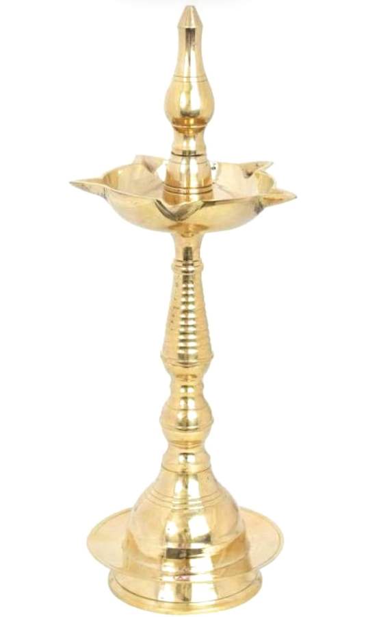 Buy Muthu Groups Brass Diwali Puja Oil Diya (Gold)