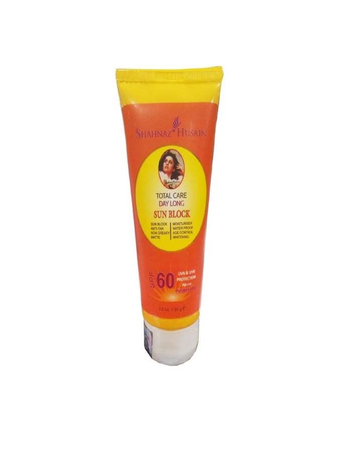 Buy Shahnaz Husain Total Care Day Long Sun Block Uva & Uvb Protection Pa+++spf 60