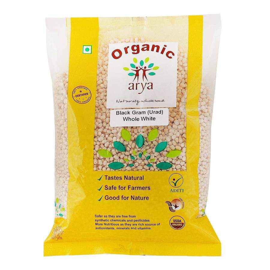 Buy Arya Farm Whole Urad Dal (Black Gram Skinless)