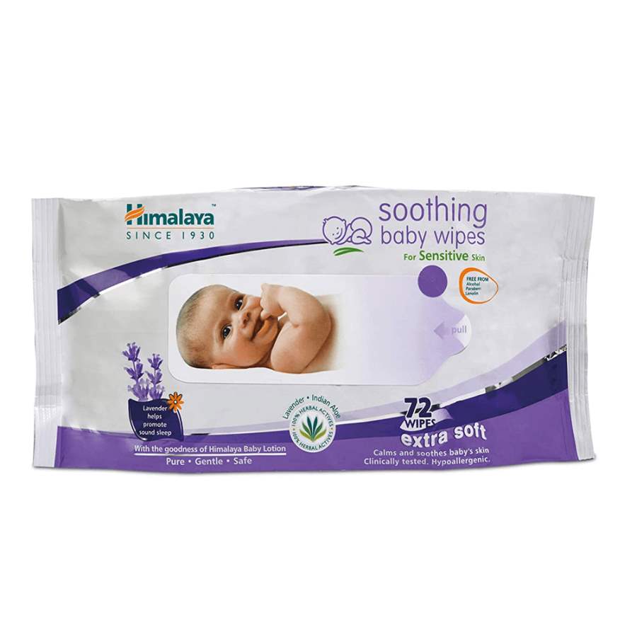 Buy Himalaya  Herbals - Soothing Baby Wipes - 72's