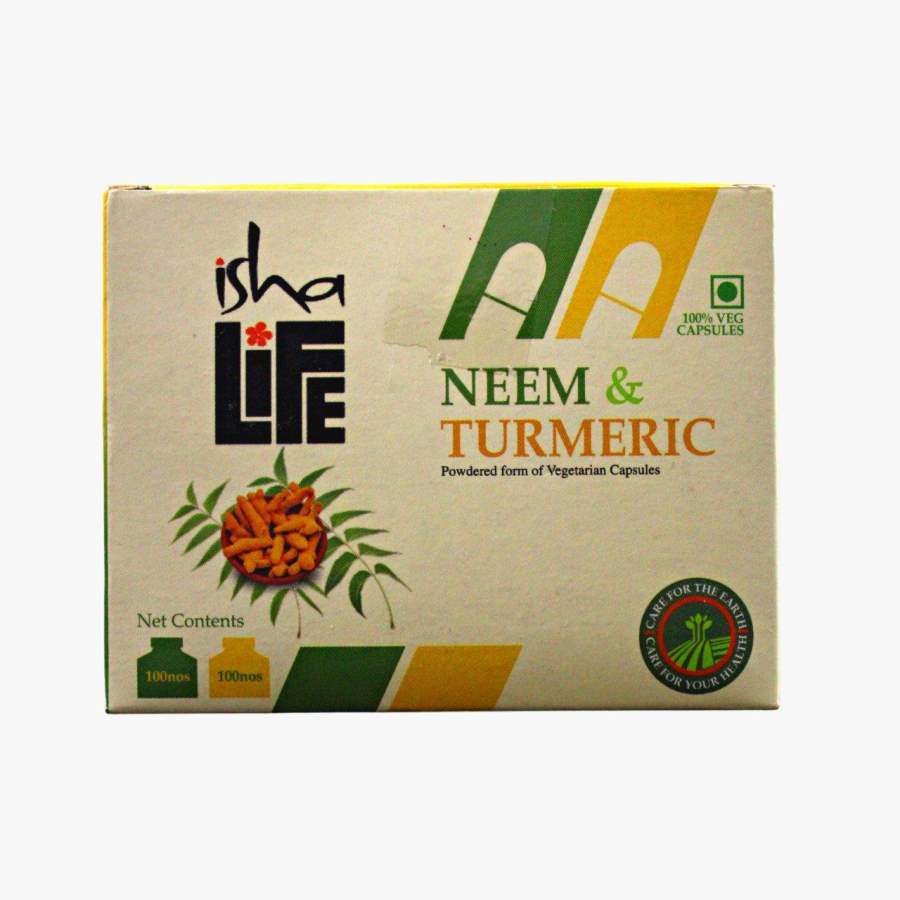 Buy Isha Life Neem and Turmeric Capsules 