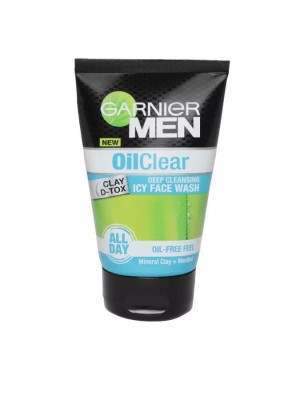 Buy Garnier Men Oil Clear Clay D Tox Deep Cleansing Icy Face Wash